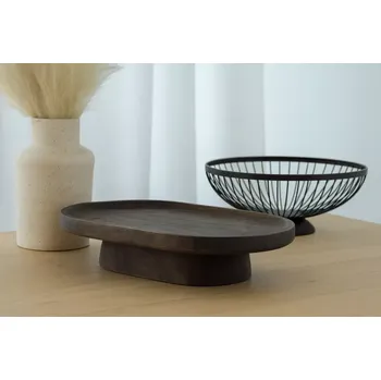 Woood Exclusive Aya Dřevěný Podnos, hnědý