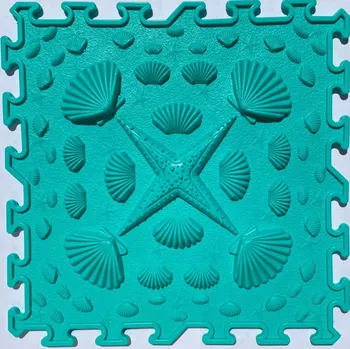 ortopedická podložka OrtoNature Masážní ortopedická podložka Mušle tvrdá Modrozelená