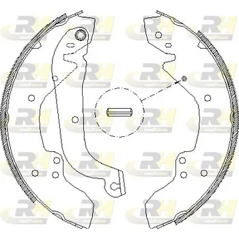 Brzdová čelist Brzdové pakny ROADHOUSE 4056.01