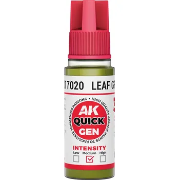 AK Interactive AK AK17020 LEAF GREEN 18 ml - QUICK GEN