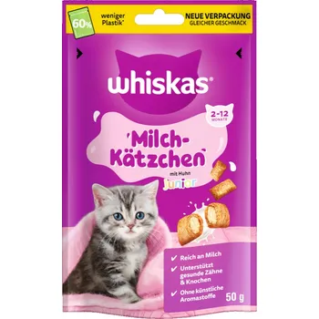 Krmivo pro kočku 6x50g Whiskas mléčná svačinka pro koťata