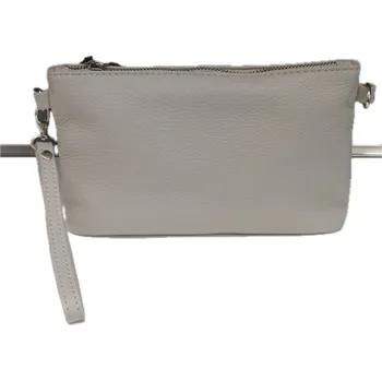 Patrizia Piu Dámská kožená crossbody kabelka 1735 - šedá