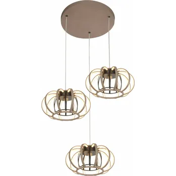 GeeTi Závěsné svítidlo Salo 45W 4500lm 3000K béžová / černá