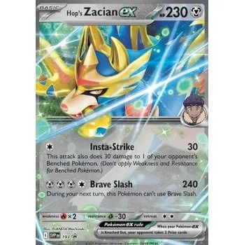 Karetní hra Pokémon SVP 193 Hop's Zacian ex - Black Star Promos