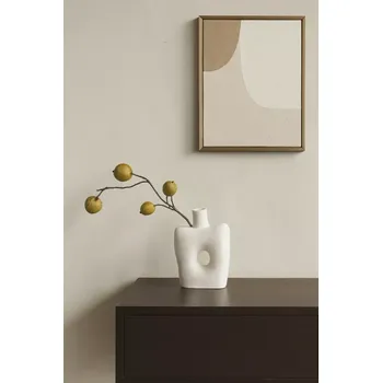 Váza BePureHome – Kubistický dekorační papír-mâché, off-white