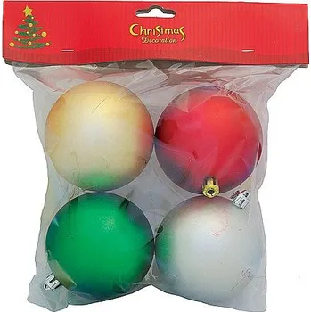 Vánoční ozdoba Ozdoba Xmas N2 8004B, 4dílná