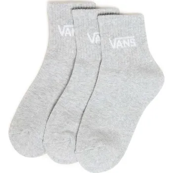 Pánská móda ponožky dětské 3 páry VANS Classic Half Crew KID Heather Grey - XXS