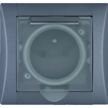 Elektrická zásuvka Zásuvka 1x DSE 89-53031 gra OBZOR,výrobní družstvo Zlín 07-20-071-83530