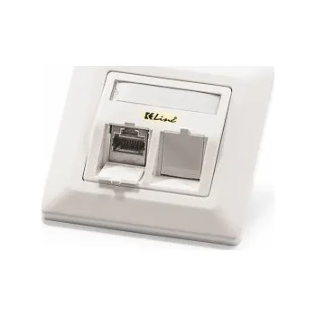 Elektrická zásuvka Modulár.zás.KELine 2xRJ45 601140-UP Krugel Exim CZ spol. s r.o., 07-28-801-11242