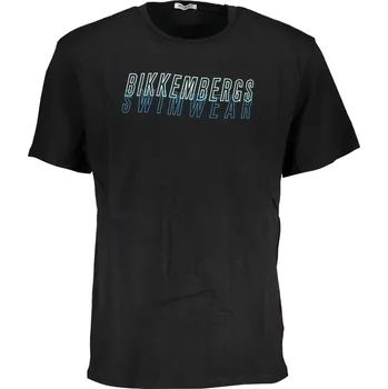 Pánské tričko Pánské tričko Bikkembergs s krátkým rukávem Bikkembergs černá 3371137