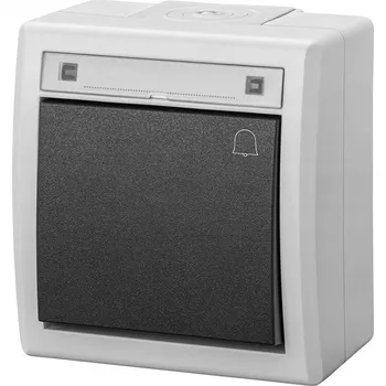 vypínač Tlačítko zvonku, spínací, vodotěsné IP55 AQUANT 2K EPN 5005-10