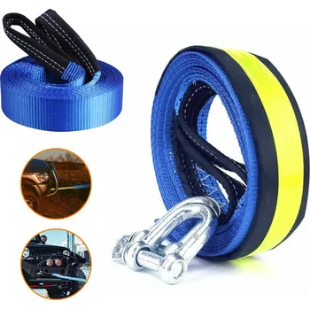 Tažné lano TAŽNÉ LANO POPRUH TAŽNÉ LANO DO AUTA PRO ODTAHOVÁNÍ SILNÉ 5M