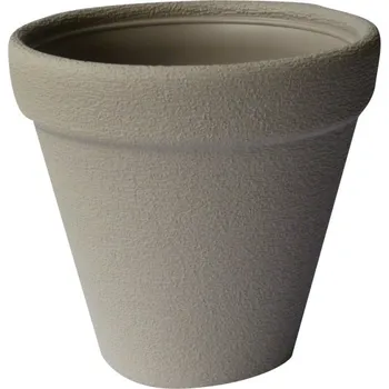 Květináč Prosperplast Plastový květináč kulatý 30 cm Classic, mocca