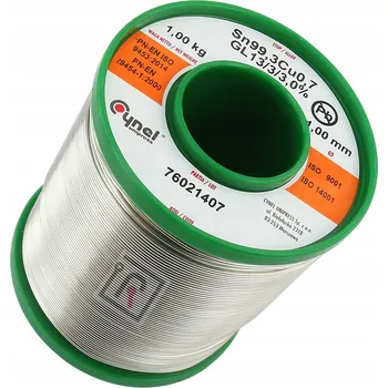 Páječka CÍN PRO PÁJENÍ BEZOLEJOVÝ Sn99,3Cu0,7 1 kg