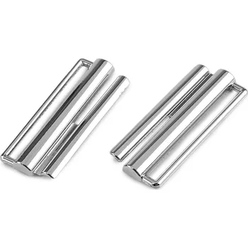 Kovová spona na kabáty, bundy, průvlek 38 mm, barva 1 nikl