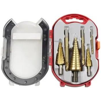 Vrták Vrtáky Triumf, stupňovité pr. 4,0 - 32,0 mm, vrtáky frézovací pr.3,0 - 8,0 mm, HSS-TiN (100-07890)