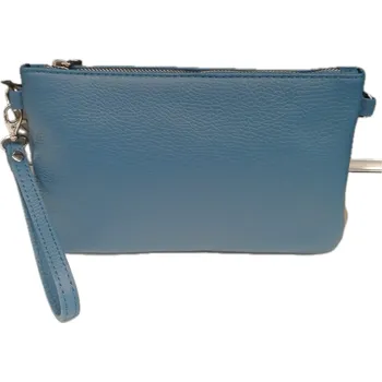 Patrizia Piu Dámská kožená crossbody kabelka 1735 - modrá