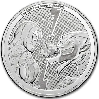 Niue Island Stříbrná mince 1 oz MARVEL Spider Man vs. Green Goblin 2024 Marvel Spiderman vs. Green Goblin