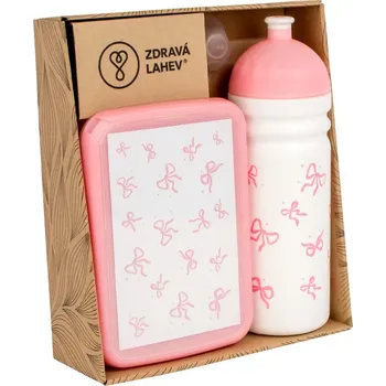 Svačinový box R&B Mědílek ZDRAVÁ SVÁČA Svačinový set M Mašle