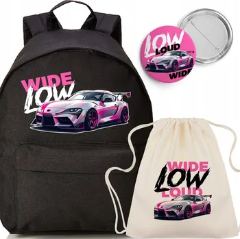 Školní batoh Školní batoh jednokomorový Funandstyle černý 18 l