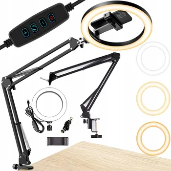 Svítilna Svítilna svítilna Alogy 12 W s regulací světla a stativem, černá