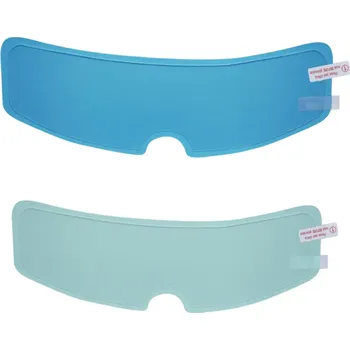 Motocyklové brýle Sada 2 průhledných fólií na helmu 24,5x6,6 cm Proti dešti a mlze Bezpečnostní nálepky na hledí Motocyklové příslušenství Unisex