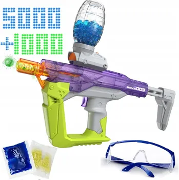 Dětská zbraň SKD BLASTER AUTOMATICKÁ PISTOLE NA GELOVÉ KULIČKY PYTHON CS-003S SVÍTÍCÍ KULIČKY