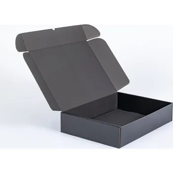 Obalový materiál Poštovní kartonová krabice černá 470x350x100 mm vnitřní 3VVL B 410g/m2 FSC Mix - paleta 680 ks