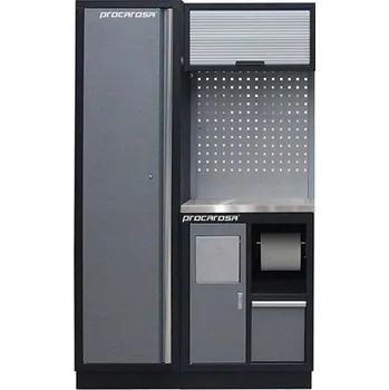 Sestava dílenského nábytku Procarosa PROFI XS-VII Pracovní deska: nerezová