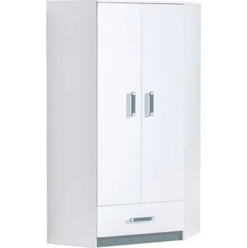 Dětský pokoj Domel Rohová skříň Trafiko 2 Barevné provedení: bílá + šedá