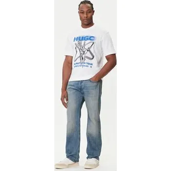 HUGO T-Shirt Nopix 50543494 Bílá Regular Fit XS