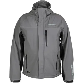 Rybářské oblečení Bunda Shimano Soft Shell Jacket Grey Velikost: XXL Získejte slevu -5% za registraci v e-shopu