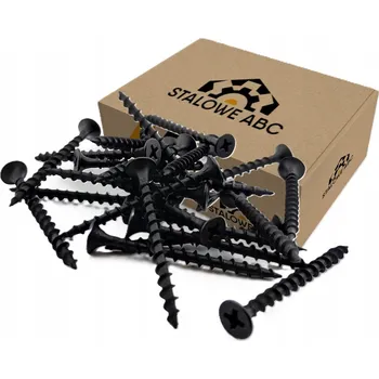 Vrták Šroub do sádrokartonu do dřeva 4,8x120 fosfátovaný 1 kg. STALOWE ABC