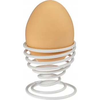 Obraz Stojánek na vajíčko, kovový, bílý