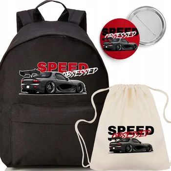 Školní batoh Školní batoh Funandstyle s jednou přihrádkou, černý, 18 l