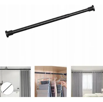 Garnýž TELESKOPICKÁ TYČ NA ZÁVĚSY, PRODLOUŽOVACÍ GARNÝŽ BEZ VRTÁNÍ 70-120 cm