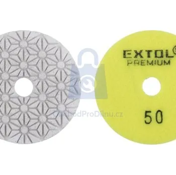 Brusný kotouč EXTOL PREMIUM 8803094 kotouč diamantový leštící P200 na obklady 100mm suchý zip