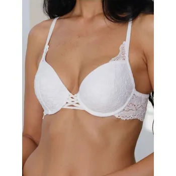 Podprsenka Sinsay - Krajková push-up podprsenka - bílá - 723CE-00X - 723CE-00X-70C