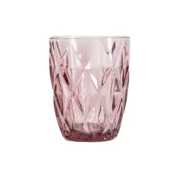 Sklenice Sada čtyř sklenic LUNO růžová 748226 280 ml (4 ks)