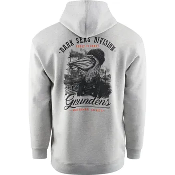 Grundéns Grundés Mikina Dark Seas X Grundens Portsmith Hoodie Athletic Heather Velikost: XXL