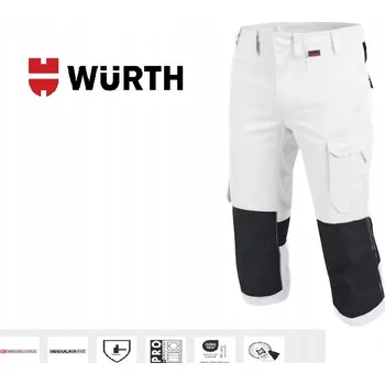 Pánské oblečení KRAŤASY WURTH MODF PIRÁTKY CETUS BÍLÉ VEL. 50