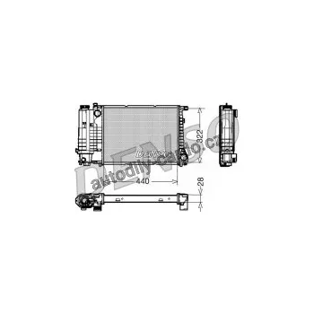 Chladič motoru Chladič motoru DENSO (DE DRM05042)