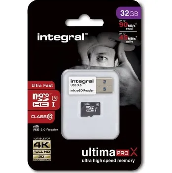 Paměťová karta Paměťová karta SD Integral INMSDH32G10-9045NA3R 32 GB