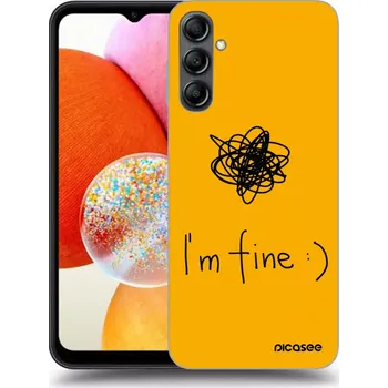 Pouzdro na mobilní telefon Picasee silikonový průhledný obal pro Samsung Galaxy A13 5G - I am fine
