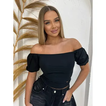 Dámská halenka Dámská halenka LLR027 - černá - XL