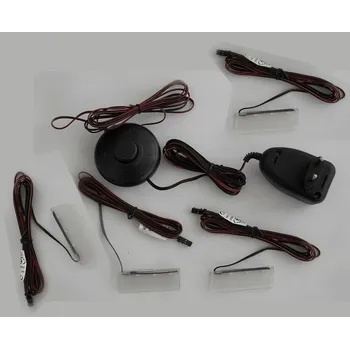 Obývací stěna Casarredo Osvětlení do vitríny na 4 police - bílé