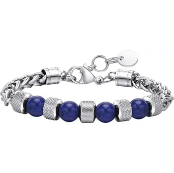 Náramek Náramek z chirurgické oceli Gudule Modrý 21cm