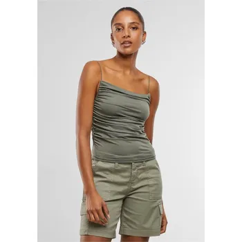 Ladies Waterfall Jersey Top - olive L