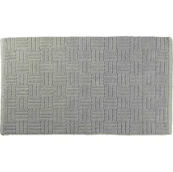 Koupelnová předložka Kela Koupelnová předložka Leana 100x60 cm bavlna šedá KL-23522