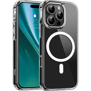 Pouzdro na mobilní telefon Hybridní TPU pouzdro Etteri Mag pro iPhone 16 Pro transparentní